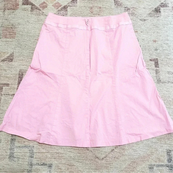 Vintage Y2K coquette pink bow midi skirt size 9 - Picture 6 of 8
